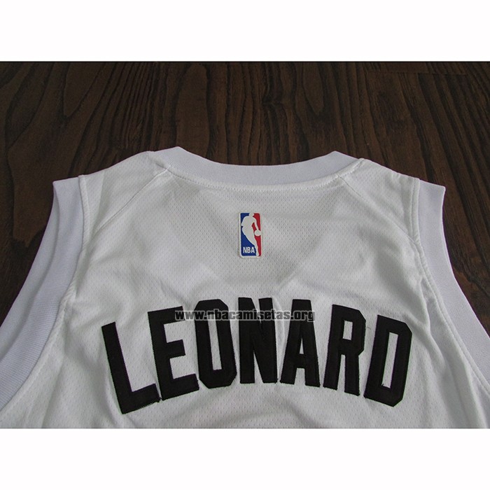 Camiseta Toronto Raptors Kawhi Leonard NO 2 Ciudad 2018 Blanco
